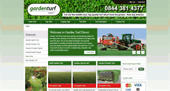 Desktop Screenshot of gardenturfdirect.co.uk